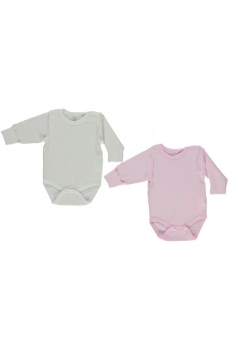 Bebetto Body Manches Longues 2 Pieces T1523-PMB Rose 1523-PMB