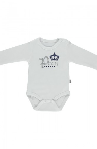 Bebetto Combing long sleeve Bodysuit T1573-LACI Navy 1573-LACI