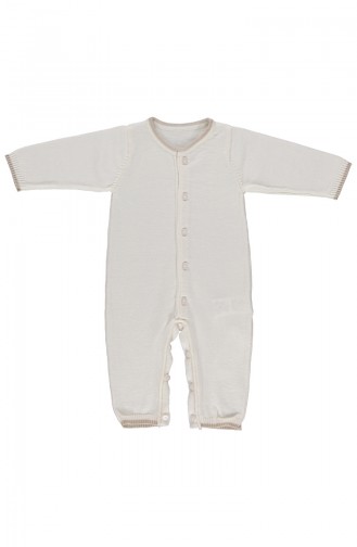 Bebetto Knitwear Overalls TR112-EKR Light Beige 112-EKR