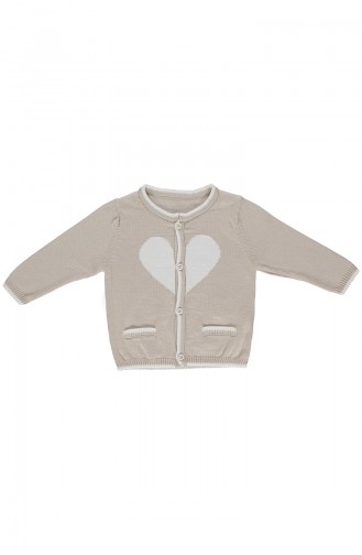 Bebetto Sweater Cardigan TR121-BJEKR Beige light Beige 121-BJEKR