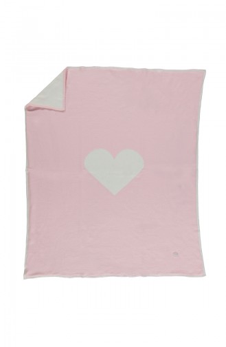 Bebetto Baby Knitwear Blanket TR123-PMBEKR Pink Light Beige 123-PMBEKR