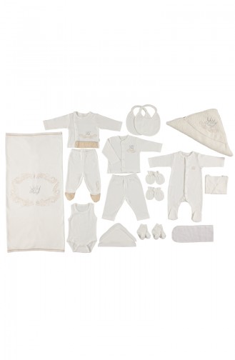 BEBETTO Gekämmtes Zibin 20er Set Z499-BJ Beige 499-BJ