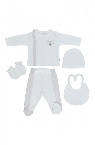 BEBETTO Gekämmtes Zibin 5er Set Z511-BJ Beige 511-BJ