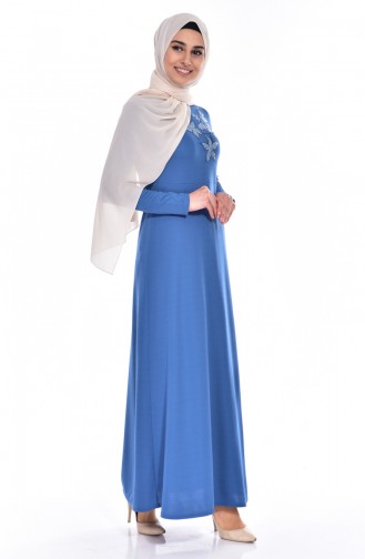 Robe Hijab Indigo 2009-06