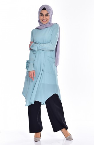 Cepli Tunik 8133-03 Mint Yeşili