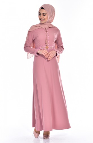 Robe Hijab Poudre 81547-01