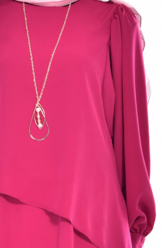 Tunique avec Collier 8129-03 Cerise 8129-03