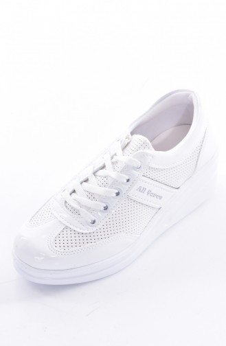 White Sport Shoes 0102-05