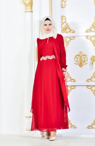 Robe Hijab 52221A-11 Bordeaux 52221A-11