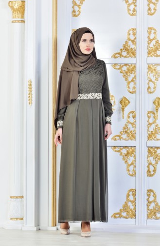 Robe Hijab FY 51983-20 Vert Khaki 51983-20