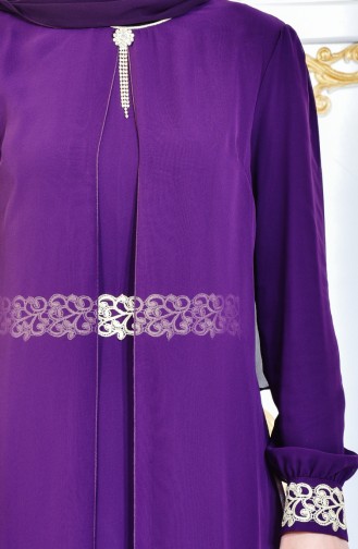 Purple İslamitische Jurk 52221-19