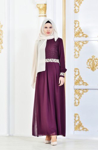 Hijab Kleid FY 51983-15 Zwetschge 51983-15