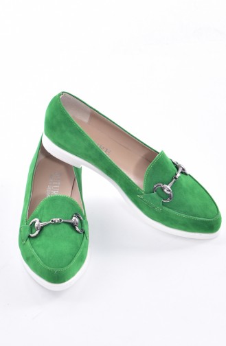 Green Casual Shoes 50210-06