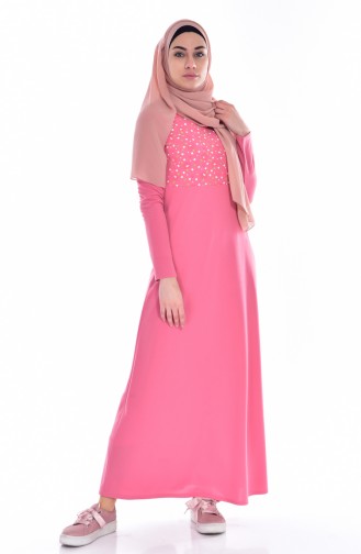 Dusty Rose Hijab Dress 2007-05