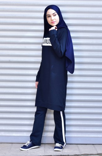 Navy Blue Tracksuit 18049-02