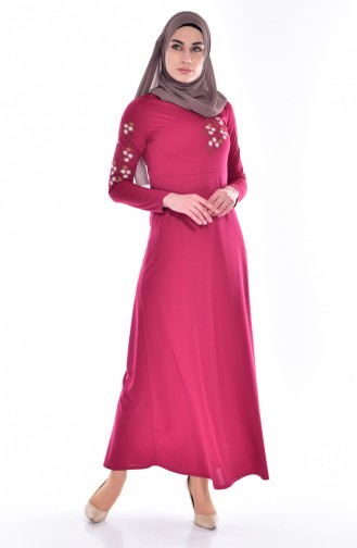 Plum Hijab Dress 2008-04