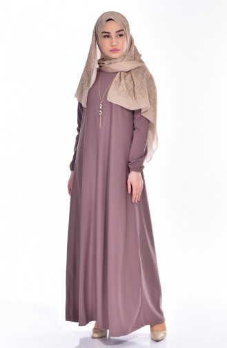 Mink Hijab Dress 5142-06