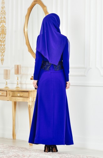 Saxe Hijab Evening Dress 1713207-03