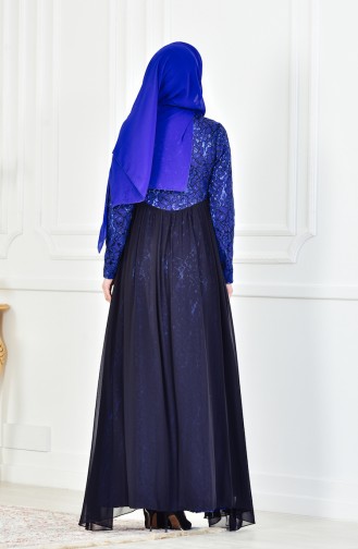 Black Hijab Evening Dress 1713205-02