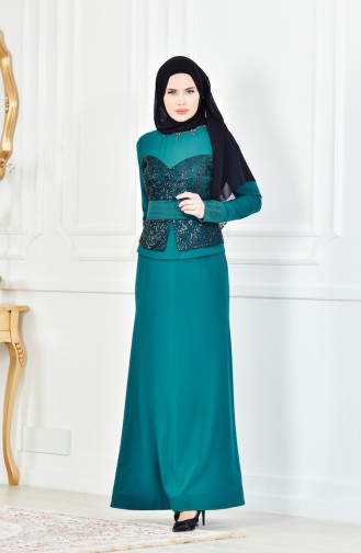 Emerald İslamitische Avondjurk 1713207-02