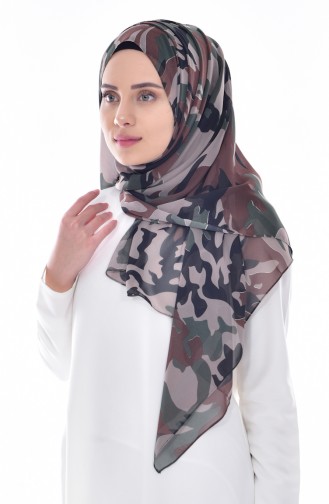 شال أخضر جيشي 77669912-01