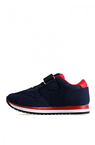 Navy Blue Children`s Shoes 100243134