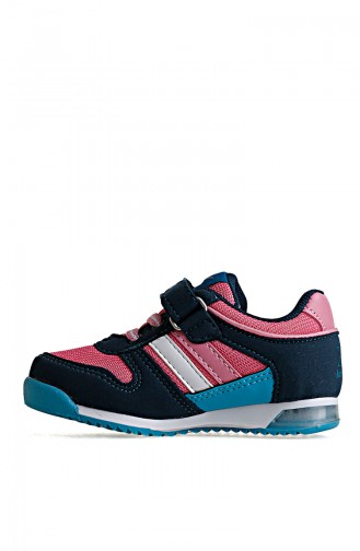 Kinetix 7P Kids Sport Shoes 100243215 Petrol Turquoise Pink 100243215