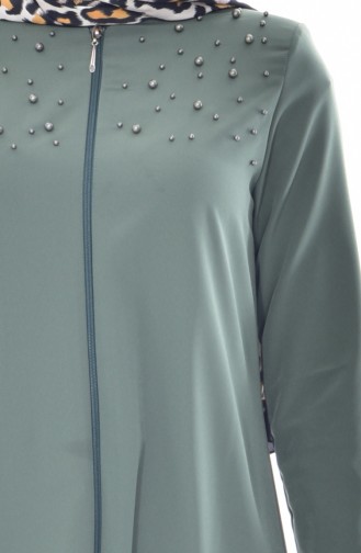 Khaki Abaya 4012-02