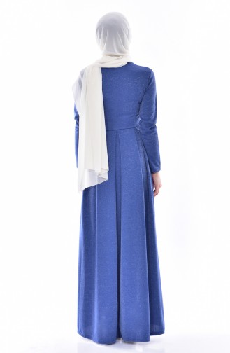 Pleated Dress 1952-03 İndigo 1952-03