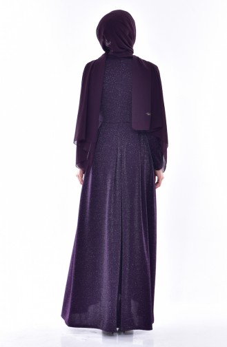 Pleated Dress 1952-02 Purple 1952-02