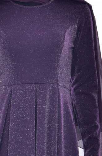 Pleated Dress 1952-02 Purple 1952-02