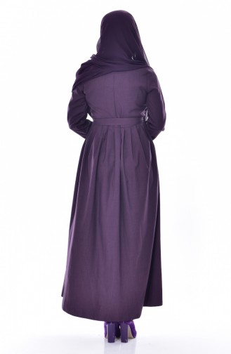 Pearl Belted Dress 60567-01 Purple 60567-01