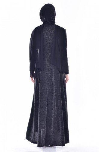 Pleated Dress 1952-01 Black 1952-01