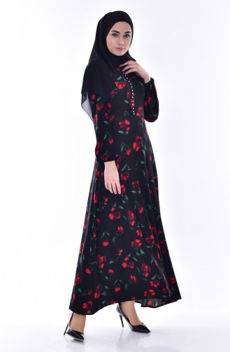 فستان أسود 7739A-01