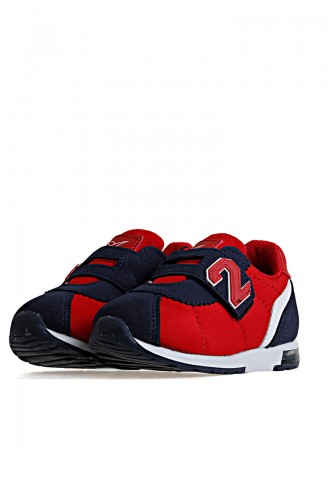Kinetix 8P Poldy Kids Sport Shoes 100299579 Red Navy Blue 100299579