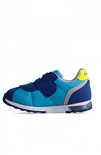 كينتكس حذاء رياضي للأطفال 100299580 لون كحلي وأزرق و أخضر مُضيء 100299580