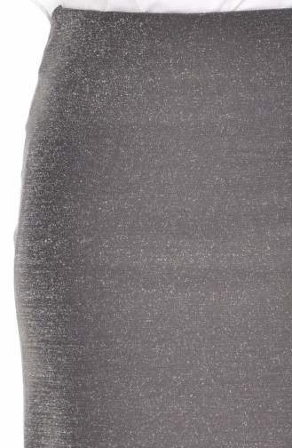 Bleistiftrock mit Volants 21241-06 Khaki 21241-06