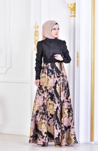Pink Hijab Evening Dress 1713255-01