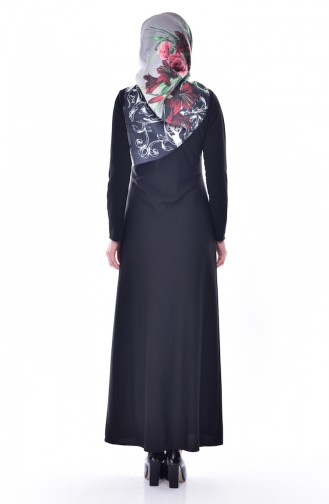Robe Hijab Noir 4451-14