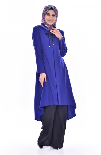 Tunik Pantolon İkili Takım 9021-06 Saks