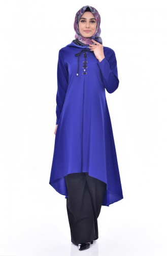 Tunik Pantolon İkili Takım 9021-06 Saks