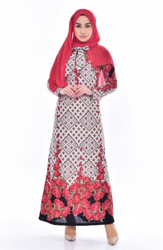 Black Hijab Dress 5181-02