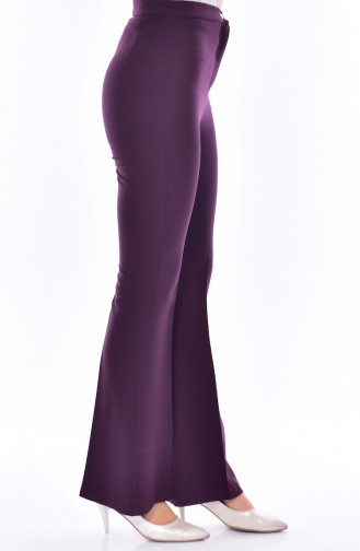 İspanyol Paça Pantolon 2001-01 Mor