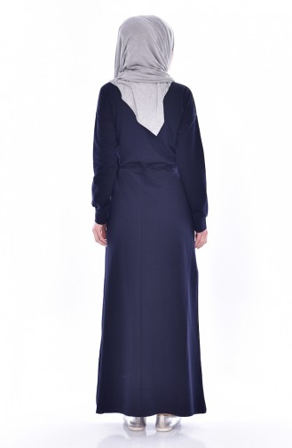 Robe Hijab Bleu Marine 8117-05
