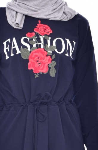 Robe Hijab Bleu Marine 8117-05