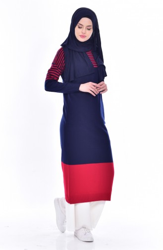 Navy Blue Knitwear 4671-04