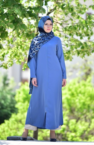 Blue Abaya 6026-06