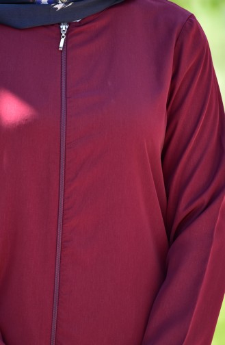 Plum Abaya 6026-07