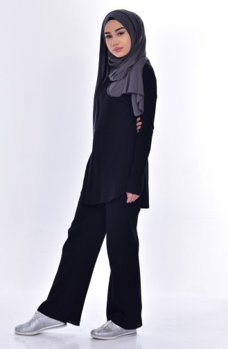 Tunic Trousers Double Suit 3313-05 Black 3313-05