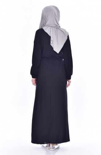 Robe İmprimée 8117-04 Noir 8117-04